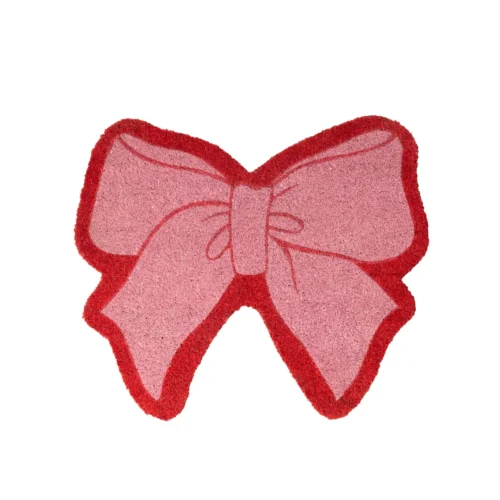 Fisura - kokosfibre -Rosa sløjfe dørmåtte